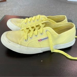 Yellow Superga